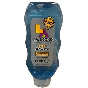 L.A. Looks Absolute Styling Sport Mega X-Treme Hold Gel 26 Oz New‎ EZ-Squeeze